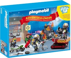 Adventní kalendář playmobil hasiči